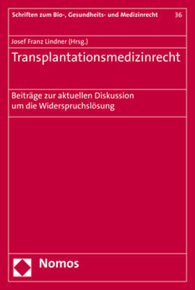 Lindner | Transplantationsmedizinrecht | Buch | sack.de