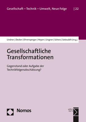 Lindner / Decker / Ehrensperger | Gesellschaftliche Transformationen | Buch | 978-3-8487-6035-0 | sack.de