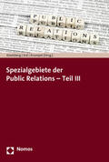 Erd / Eiselsberg / Krumpel |  Spezialgebiete der Public Relations - Teil III | Buch |  Sack Fachmedien