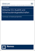 Mann |  Britischer EU-Austritt und Scheinauslandsgesellschaften | Buch |  Sack Fachmedien
