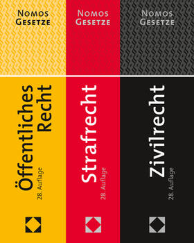 Zivilrecht  - Strafrecht - Öffentliches Recht, 3 Bände | Buch | sack.de