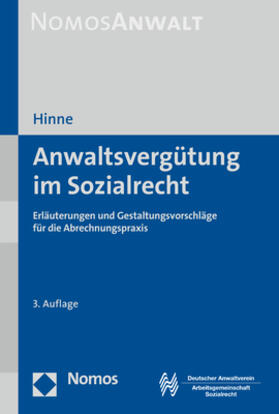 Hinne | Anwaltsvergütung im Sozialrecht | Buch | 978-3-8487-6092-3 | sack.de