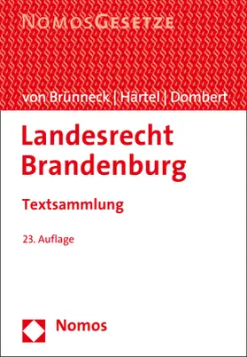 von Brünneck / Härtel / Dombert | Landesrecht Brandenburg | Buch | 978-3-8487-6115-9 | www.sack.de