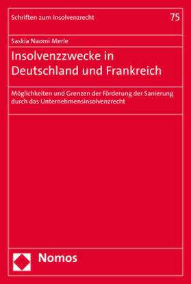 Merle | Insolvenzzwecke in Deutschland und Frankreich | Buch | 978-3-8487-6146-3 | sack.de