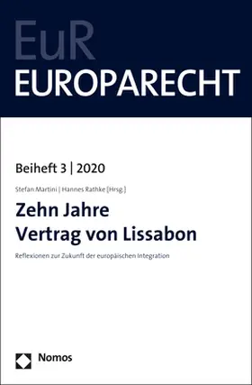 Martini / Rathke |  Zehn Jahre Vertrag von Lissabon | Buch |  Sack Fachmedien