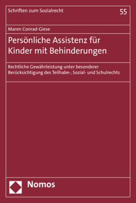 Conrad-Giese | Persönliche Assistenz für Kinder mit Behinderungen | Buch | sack.de