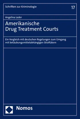 Leder |  Amerikanische Drug Treatment Courts | Buch |  Sack Fachmedien