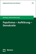 Mayer / Schäfer |  Populismus - Aufklärung - Demokratie | Buch |  Sack Fachmedien