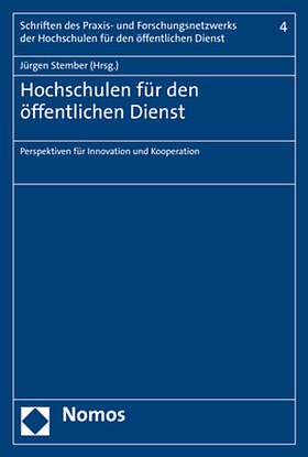 Stember |  Hochschulen für den öffentlichen Dienst | Buch |  Sack Fachmedien