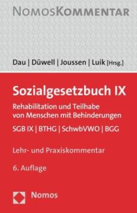 Dau / Düwell / Joussen | Sozialgesetzbuch IX | Buch | 978-3-8487-6360-3 | sack.de