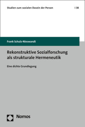 Schulz-Nieswandt |  Schulz-Nieswandt, F: Rekonstruktive Sozialforschung als stru | Buch |  Sack Fachmedien