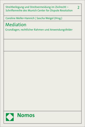 Meller-Hannich / Weigel | Mediation | Buch | 978-3-8487-6370-2 | sack.de