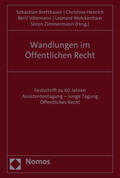 Bretthauer / Henrich / Völzmann |  Wandlungen im Öffentlichen Recht | Buch |  Sack Fachmedien