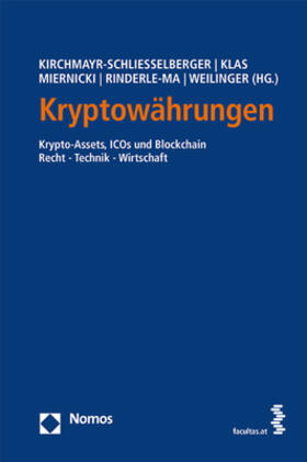 Kirchmayr-Schliesselberger / Klas / Miernicki | Kryptowährungen | Buch | 978-3-8487-6386-3 | sack.de