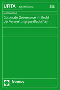 Marz |  Corporate Governance im Recht der Verwertungsgesellschaften | Buch |  Sack Fachmedien