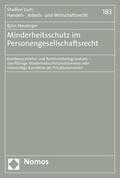 Staudinger |  Minderheitsschutz im Personengesellschaftsrecht | Buch |  Sack Fachmedien