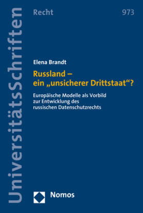 Brandt | Brandt, E: Russland - ein "unsicherer Drittstaat"? | Buch | sack.de