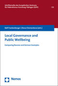 Frankenberger / Chernenkova |  Local Governance and Public Wellbeing | Buch |  Sack Fachmedien