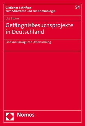 Sturm | Gefängnisbesuchsprojekte in Deutschland | Buch | 978-3-8487-6574-4 | sack.de