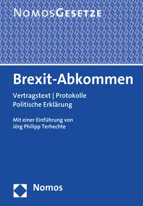 Terhechte | Brexit-Abkommen | Buch | 978-3-8487-6584-3 | sack.de