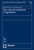 De Benedetto / Lupo / Rangone |  The crisis of confidence in legislation | Buch |  Sack Fachmedien
