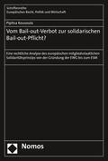Kousoula |  Vom Bail-out-Verbot zur solidarischen Bail-out-Pflicht? | Buch |  Sack Fachmedien