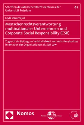 Davarnejad |  Davarnejad, L: Menschenrechtsverantwortung multinationaler U | Buch |  Sack Fachmedien