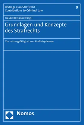 Rostalski |  Grundlagen und Konzepte des Strafrechts | Buch |  Sack Fachmedien