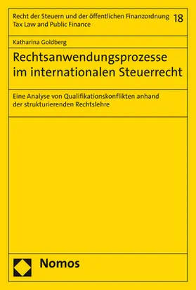 Goldberg |  Rechtsanwendungsprozesse im internationalen Steuerrecht | Buch |  Sack Fachmedien