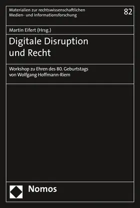 Eifert | Digitale Disruption und Recht | Buch | 978-3-8487-6850-9 | sack.de