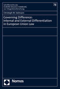 Sielmann |  Governing Difference: Internal and External Differentiation in European Union Law | Buch |  Sack Fachmedien