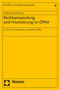 Knauff |  Rechtsanwendung und Finanzierung im ÖPNV | Buch |  Sack Fachmedien