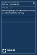 Knierbein |  Knierbein, M: Freiwillige Kapitalmarktkommunikation und zivi | Buch |  Sack Fachmedien