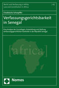 Schoepffer |  Schoepffer, C: Verfassungsgerichtsbarkeit in Senegal | Buch |  Sack Fachmedien