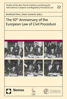 Hess / Lenaerts | 50th Anniversary of the European Law of Civil Procedure | Buch | 978-3-8487-6944-5 | sack.de