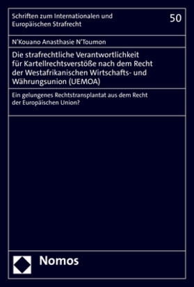N’Toumon | N'Toumon, N: Strafrechtliche Verantwortlichkeit/Kartell. | Buch | 978-3-8487-7051-9 | sack.de