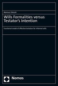 Zalucki / Zalucki |  Zalucki, M: Wills Formalities versus Testator's Intention | Buch |  Sack Fachmedien