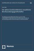 Holz |  Holz, I: Der aktive Gesellschafterkreis anwaltlicher Beruf | Buch |  Sack Fachmedien
