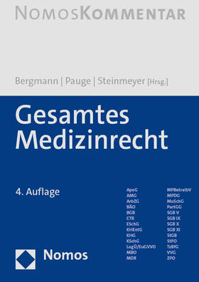 Bergmann / Pauge / Steinmeyer | Gesamtes Medizinrecht | Buch | 978-3-8487-7153-0 | sack.de