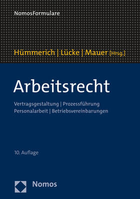 Hümmerich / Lücke / Mauer  |  Arbeitsrecht | Buch |  Sack Fachmedien