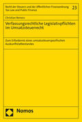 Reiners |  Reiners, C: Verfassungsrechtliche Legislativpflichten im Ums | Buch |  Sack Fachmedien