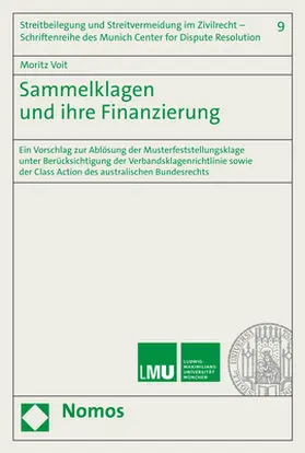 Voit |  Sammelklagen und ihre Finanzierung | Buch |  Sack Fachmedien