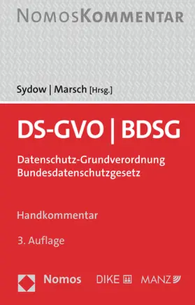 Sydow / Marsch |  DS-GVO - BDSG | Buch |  Sack Fachmedien