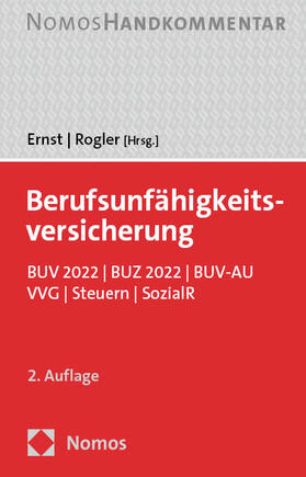 Ernst / Rogler  | Berufsunfähigkeitsversicherung | Buch | 978-3-8487-7306-0 | sack.de