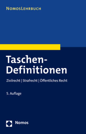 Nomos | Taschen-Definitionen | Buch | 978-3-8487-7425-8 | sack.de