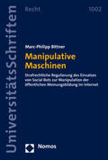 Bittner |  Manipulative Maschinen | Buch |  Sack Fachmedien