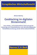 Martiny |  Martiny, M: Geoblocking im digitalen Binnenmarkt | Buch |  Sack Fachmedien