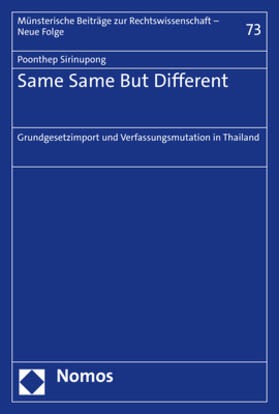 Sirinupong |  Sirinupong, P: Same Same But Different | Buch |  Sack Fachmedien