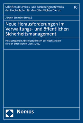 Stember | Neue Herausforderungen im Verwaltungs- und öffentlichen Sicherheitsmanagement | Buch | 978-3-8487-7576-7 | sack.de