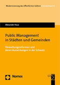 Haus |  Public Management in Städten und Gemeinden | Buch |  Sack Fachmedien